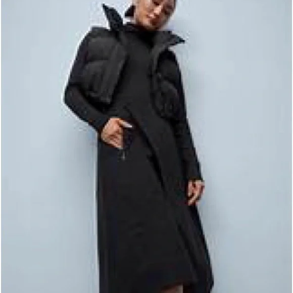 NEW Lululemon A line high rise wrap skirt Elegant Black Women's Skirt - Picture 3 of 5